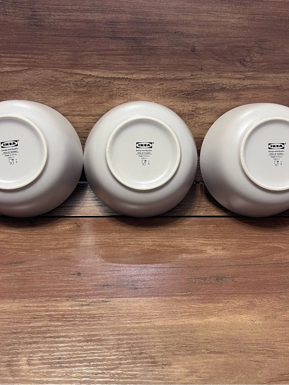 SET of 3 IKEA 12011 Bowls 5 3/4
